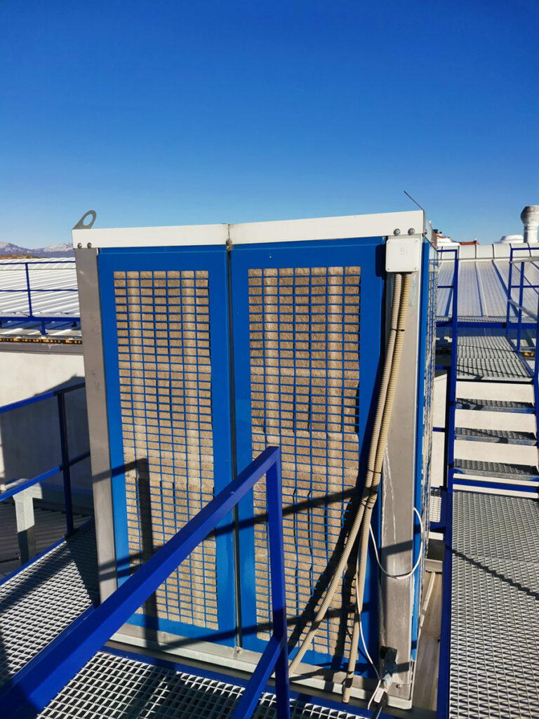 suciedad en conducto de aire