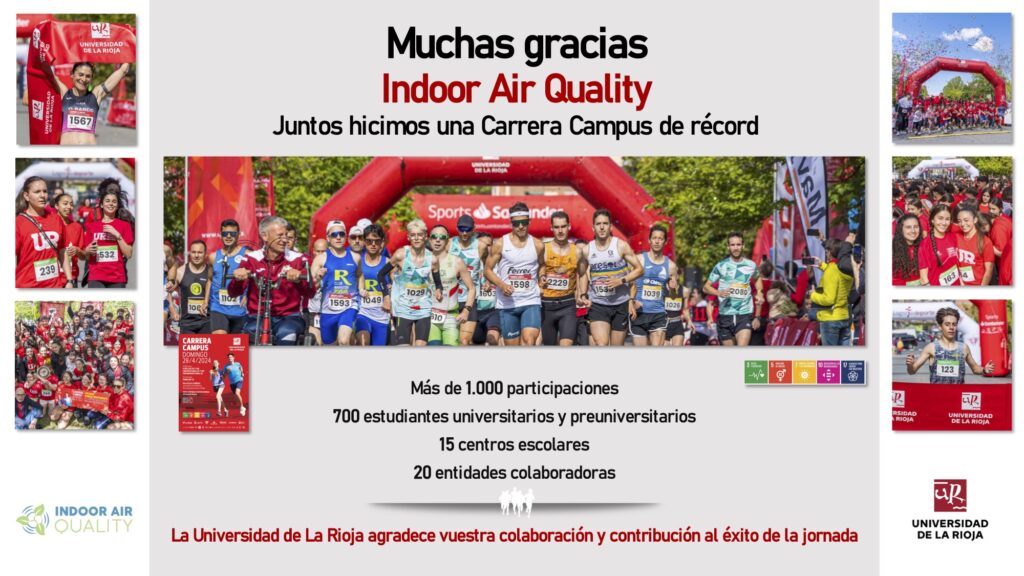 Reconocimiento de la universidad de la rioja a Indoor Air Quality